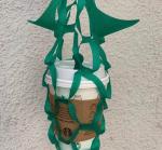 Disposable Fabric Coffee Mug Carrier Customized Size For Taking Away Coffee Cups