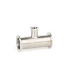 Ss 316L Vacuum Kf Fittings Tee And Cross / Sanitary Tube Fittings