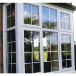 Aluminum Double Glazed Home Window in Rose Gold with Georgian Bar and Customized