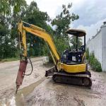 3 tons used Japan high quality Komatsu pc 30 MR crawler excavator with lower