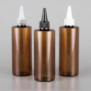 Wholesale 6ml Plastic Amber Squeeze Cosmetic Bottle with Twist Top Cap Refillable Bottles from china suppliers