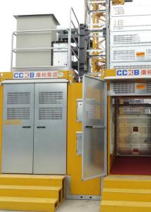 Wholesale Payload Capacity 3000Kg Rack &amp; Pinion Hoist Cage Internal Size W1.5 M * L3.2 M * H2.35 M from china suppliers