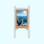 AC 100V PAL Video Window 65 inch Wireless Digital Signage