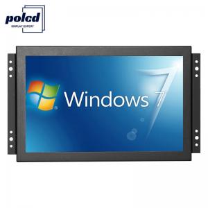 China Polcd Industrial 10 Inch Capacitive Touch Monitor VGA Computer LCD Display Open Frame on sale