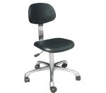 Black Laboratory 430 X 400mm Chrome Plating Feet ESD Chairs