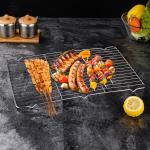 Food Baking BBQ Net Galvanized Surface Stainless Steel Wire Mesh Durable