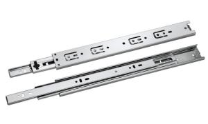 Wholesale Iron Steel Ball Bearing Soft Close Drawer Slides , Cabinet Drawer Tracks from china suppliers