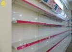 Steel Cigarette Display Convenience Store Shelving Powder Coated Surface