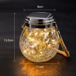 LED Ball Solar Light Outdoor Waterproof String Fairy Lamp For Garden Yard