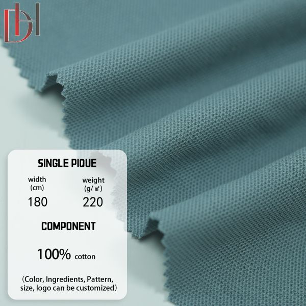 Premium 100% Cotton Fabric Eco Friendly Waterproof for Beaded Shirt / Beaded Polo