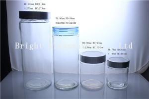 Wholesale Custom tall glass candy jar with lid from china suppliers