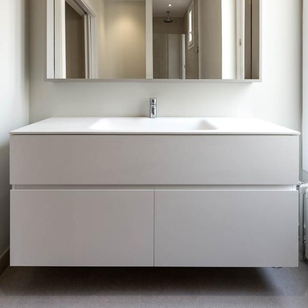 Contemporary Bathroom Vanity Units Cabinet Flat Panel Lacquer Modern Toilet