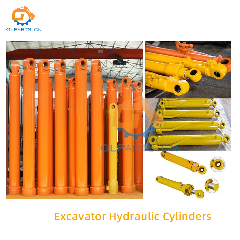 Excavator Hydraulic Bucket Cylinder SH210-5 For Sumitomo Spare Parts