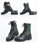 High Quality Men's Tactical Work Boots Black Combat Boots For Motorcycle Hiking