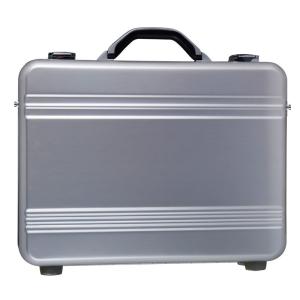 Wholesale Lockable Silver Aluminum Attache Case Fabric Lining 410 X 300 X 88mm from china suppliers