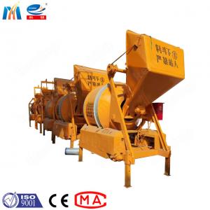 China Electrical Engine Concrete Drum Mixer With Self Loading Hopper on sale