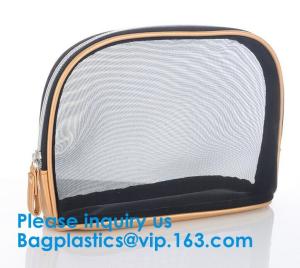 Wholesale Mesh Cosmetic Bag Promotional 5pc Basics Makeup Bag Set, Mesh Cosmetic Bag Makeup Bags, Makeup Pouch from china suppliers