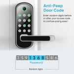 Waterproof Wifi Electrical Digital Tuya Smart Locks Fingerprint Smart Door Lock