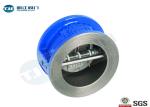 Dual Plate Check Valve , Cast Iron Wafer Type Non Return Valve PN 10