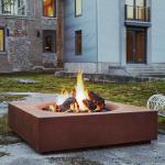 Outdoor Patio Heater Fireplace Corten Steel Fire Pit Wood Burning 60-150cm