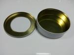 Promotional Round Tin Boxes Wholesale Cookie Gift Tins Clear Window Tin Case