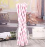 Eco Friendly Colorful Biodegradable Disposable Drinking Paper Straws Accept