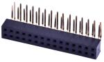 4.3mm Height Concave Bending Female Header Connector 1U'' PA6T