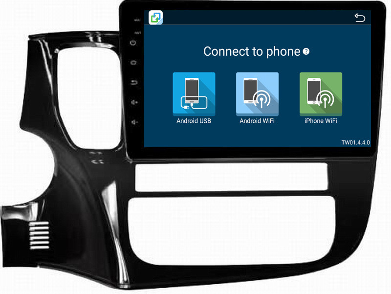 Ouchuangbo car radio gps nav android 6.0 for Mitsubshi Outlander 2017 with bluetooth SWC USB Mirror-Link 1080 video