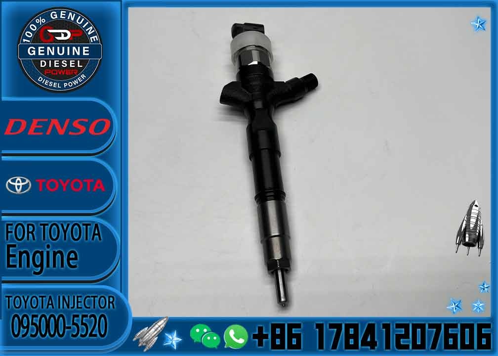 High Quality diesel fuel injector 095000-5520 For TOYOTA HILUX 2KD-FTV 23670-0L010