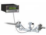 Panel Mount Ultrasonic Flow Meter ISO9001 For Water Treatment Plant