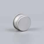 18/410 18/415 Dispensing Cap Matte Silver Aluminium Lotion Bottle Caps With PE