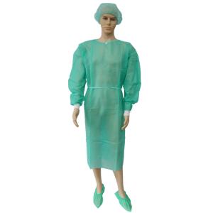 Wholesale Multiple Color Medical Isolation Gown Nonwoven PP Knitted Cuff from china suppliers