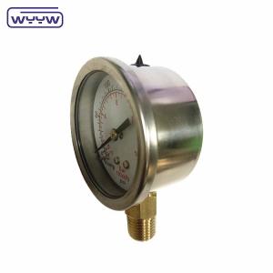Wholesale Back Connection Pressure Gauge Manometer Shock Resistant 60mm from china suppliers