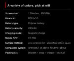 Dynamic Double Straps Outdoorsman Smart Watch 1.5" Round With Earbuds Rose Gold