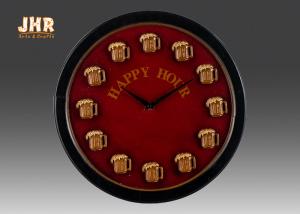 Wholesale Round Wood Wall Clock Round Wall Clock Decorative Wall Art Signs Vintage / Retro Style from china suppliers