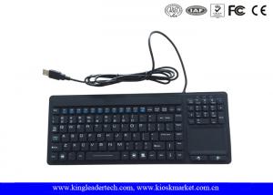 China Medical Silicone Keyboard With Touchpad And Numeric Keypad In USB Interface on sale