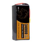 High Energy Density 34000mAh Solid State FPV Drone Batteries 37KG Storage Type 0