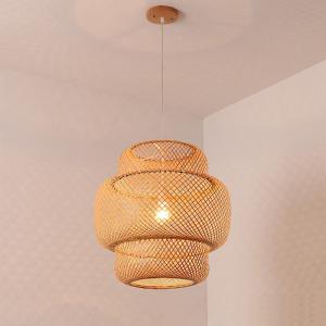 Wholesale Bamboo Hand Woven Bamboo Art Chandelier Dining Rroom Bamboo Lantern Chandelier(WH-WP-35) from china suppliers
