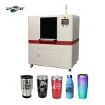Diameter 100mm Digital Flatbed Printer For Cylinder And Conical Bottles