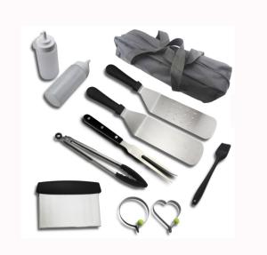 Wholesale Wholesale 11pcs Griddle Spatula Set Include Egg Rings With Barbecue Accessories from china suppliers
