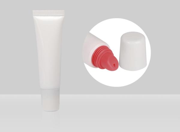 Squeeze Custom Cosmetic Tubes D19mm 10-25ml Plastic Lip Gloss Tube Detachable