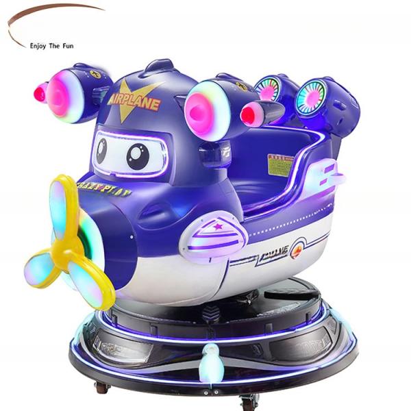 Amusement Kids Airplane Kiddie Ride Electric Swing Car Game Machine Attractive