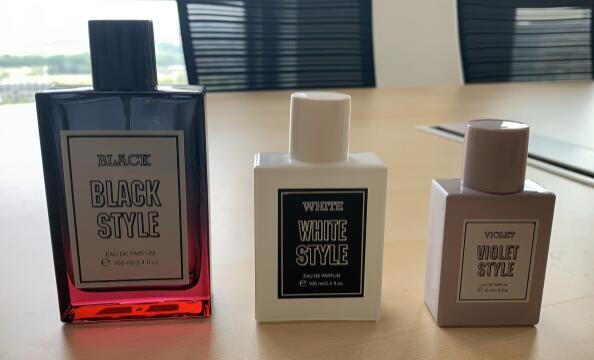 Square Transparent Glass Perfume Bottles Perfume Spray Bottle Skincare And Makeup Packaging