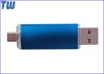 Bulk Metal Body OTG Disk 8GB Thumb Drives Flash Transparent Caps