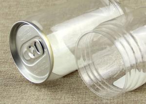 Wholesale 680ml Easy Open Square Clear PET Jars Food Grade Snacks / Cookie Packing from china suppliers
