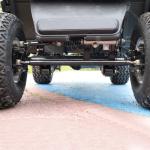 Yellow Color 14 Inches Off-Road Tires 4 Wheel Utility 2 Seater Golf Cart With