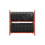 Heavy Duty Stacking Detachable Metal Tire Storage Rack System For Forklift