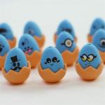 Custom Easter Focals Silicone All Beads Non - Toxic Silicone Printed Easter Eggs