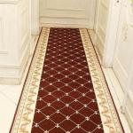 Traditional Natural Woven Carpet Floral Pattern Anti - Slip Feature