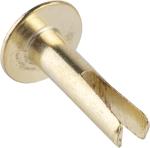 ISO9001 2015 Certificate Aluminium Flat Head Split Rivets Truss Nail Bifurcated